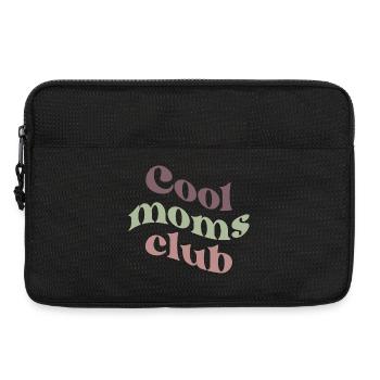 Cool Moms Club Retro-Typografie - Laptoptasche 13" - Schwarz - Vorne