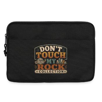 Geologie Geologe Dont Touch My Rock Collection - Laptoptasche 13" - Schwarz - Vorne