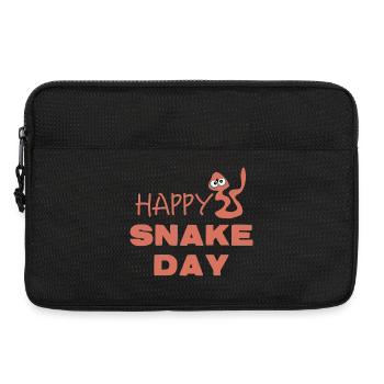 Happy National Snake Day - Laptop bag 13" - black - Front