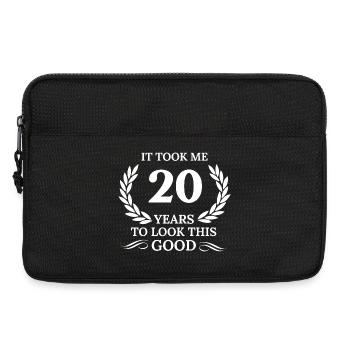 It took me 20 years to look this good - Laptop bag 13" - black - Front