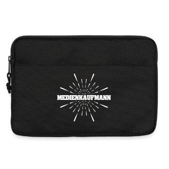 Geschenk für Medienkaufmann - Laptoptasche 13" - Schwarz - Vorne