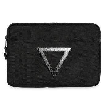 Triangle Geometric Emblem - Laptop bag 13" - black - Front