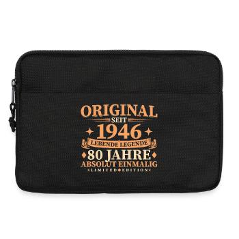 Original 1946 Jahrgang geboren 80. Geburtstag - Laptoptasche 13" - Schwarz - Vorne