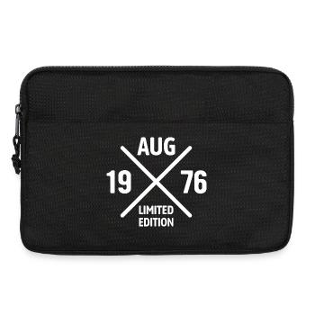 Édition limitée cadeau d’anniversaire d’août 1976 - Sacoche pour ordinateur portable 13 pouces - noir - Devant