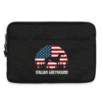 Italian Greyhound Iggy Sighthound Breed Pride - Laptop bag 13" - black - Front