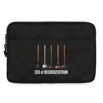 CEO of Rechenzentrum Gärtner Garten Gartenarbeit - Laptoptasche 13" - Schwarz - Vorne