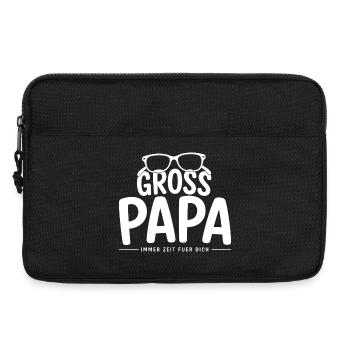 Grossapa – Immer Zeit Für Dich Opa Familien Spruch - Laptoptasche 13" - Schwarz - Vorne