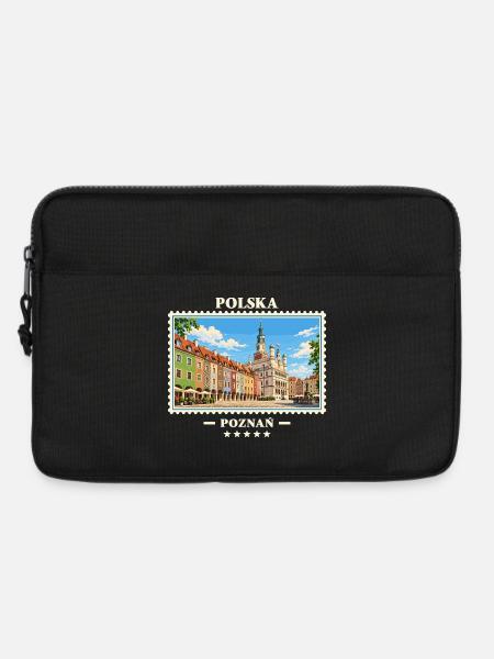 Polska Poznań Vintage Reisemarke - Laptoptasche 13" - Schwarz