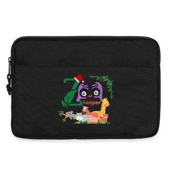 lustiger Tierpfleger - Laptoptasche 13" - Schwarz - Vorne