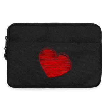 LOVE. CHRISTMAS. VALENTINE'S DAY. COUPLE. JUST MARRIED. - Laptop bag 13" - black - Front