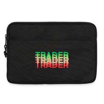 TRADER coloré - Sacoche pour ordinateur portable 13 pouces - noir - Devant
