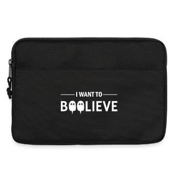 Je veux croire en des fantômes XFiles - Sacoche pour ordinateur portable 13 pouces - noir - Devant