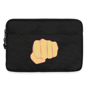 Geballte Faust Illustration Schlag # - Laptoptasche 13" - Schwarz - Vorne