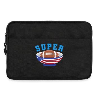 American Football Finale Champions Team Fan Lustig - Laptoptasche 13" - Schwarz - Vorne