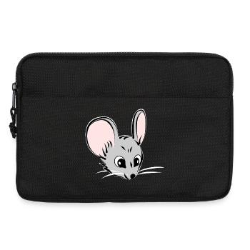 Mouse head - Laptop bag 13" - black - Front