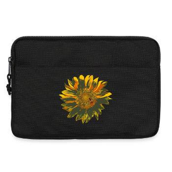 sonnenblume - Laptoptasche 13" - Schwarz - Vorne