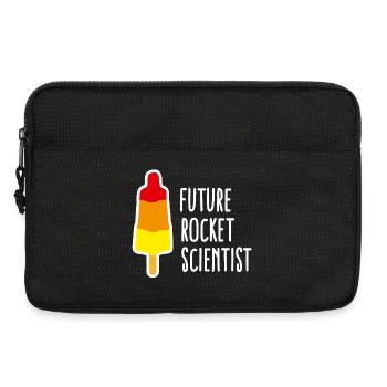 Future rocket scientist popsicle rocket graduation - Laptop bag 13" - black - Front