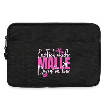 Mallorca Spruch Endlich Wieder Malle Diven On Tour - Laptoptasche 13" - Schwarz - Vorne