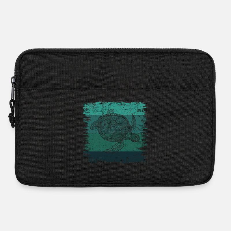 Schildkröte - Laptoptasche 13" - Schwarz