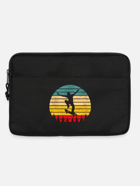 Skater Skateboard - Laptop bag 13" - black