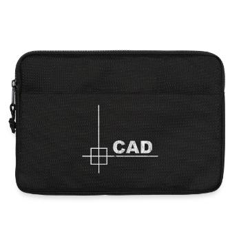Minimal CAD Konstrukteur Technik Design - Laptoptasche 13" - Schwarz - Vorne