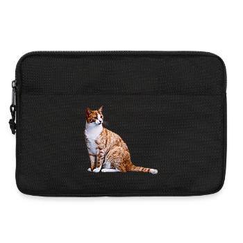 Chat Chat Chat Cat Cats Amour de chat - Sacoche pour ordinateur portable 13 pouces - noir - Devant