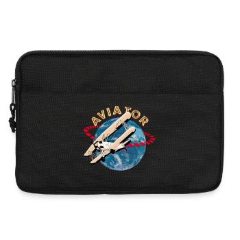 Pilot von Flugzeugen - Laptoptasche 13" - Schwarz - Vorne