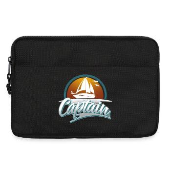 Capitaine Bateau à moteur Voilier Bateau Bateau - Sacoche pour ordinateur portable 13 pouces - noir - Devant