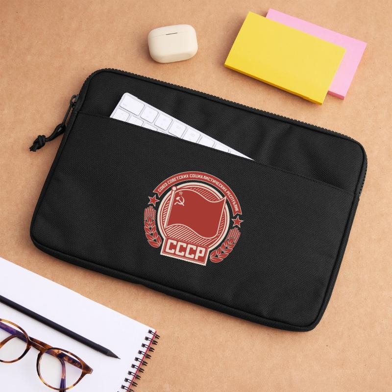 Soviet Emblem Wreath Flag Pattern Laptop bag 13"