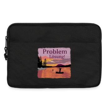 Problem Lösung Angeln - Laptoptasche 13" - Schwarz - Vorne