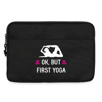 Ok, aber zuerst Yoga - Laptoptasche 13" - Schwarz - Vorne