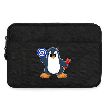 Cible de fléchettes Penguin Dart - Sacoche pour ordinateur portable 13 pouces - noir - Devant