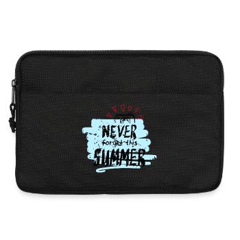 N’oubliez jamais cet été - Sacoche pour ordinateur portable 13 pouces - noir - Devant