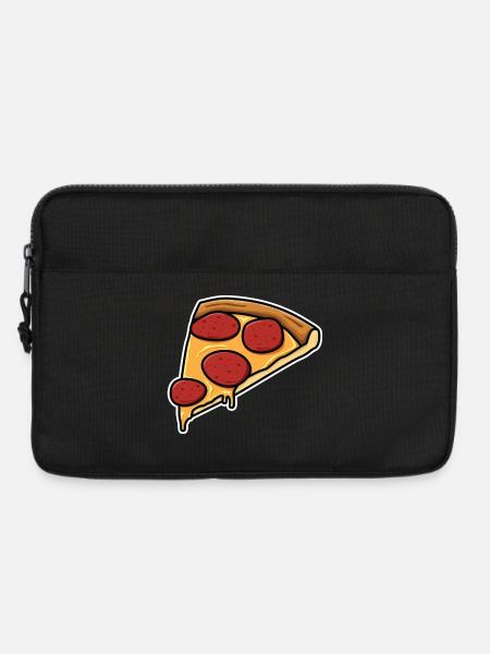 Pizzastück - Laptoptasche 13" - Schwarz