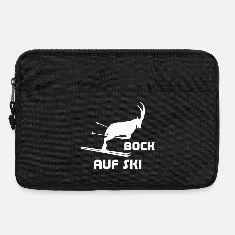 Bock auf Ski Humor Lustige Bilder - Laptoptasche 13" - Schwarz