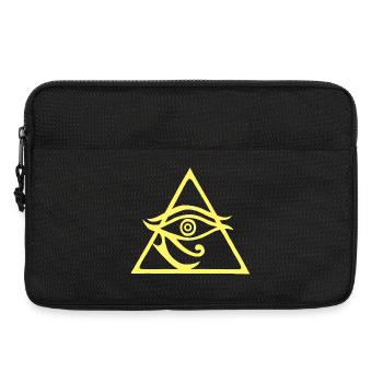 Die Pyramide des Gottes Horus - Laptoptasche 13" - Schwarz - Vorne