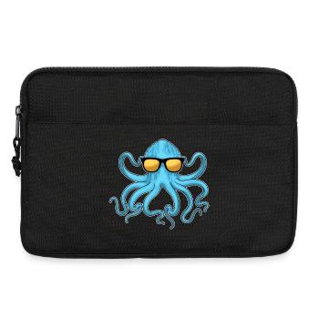 Krake Sonnenbrille - Laptoptasche 13" - Schwarz - Vorne