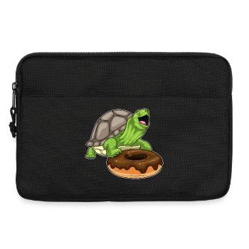 Beignet Tortue - Sacoche pour ordinateur portable 13 pouces - noir - Devant