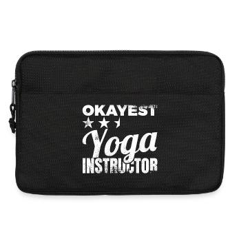 Average Yoga Teacher - Laptop bag 13" - black - Front