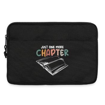 Chapitre de livre disant livre amour rétro icône vintage - Sacoche pour ordinateur portable 13 pouces - noir - Devant
