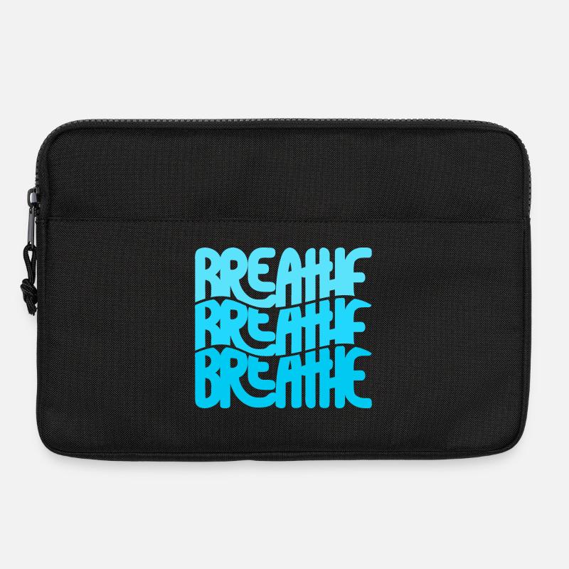 Atmen - Laptoptasche 13" - Schwarz