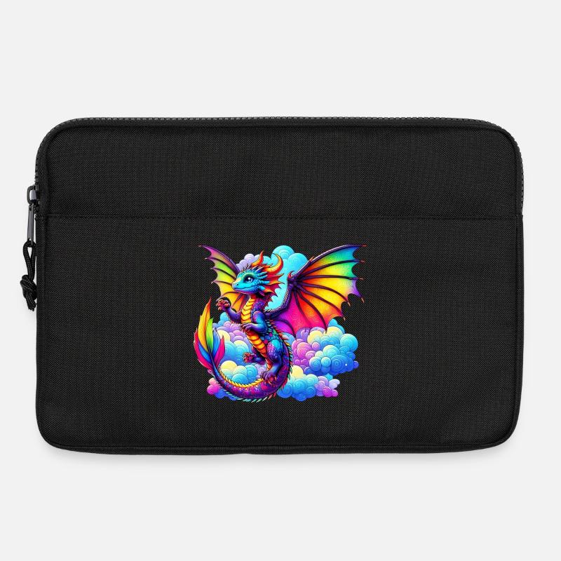 Drache - Laptoptasche 13" - Schwarz