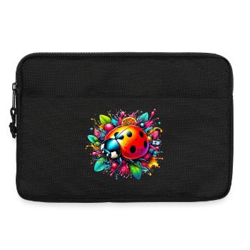 Marienkäfer - Laptoptasche 13" - Schwarz - Vorne