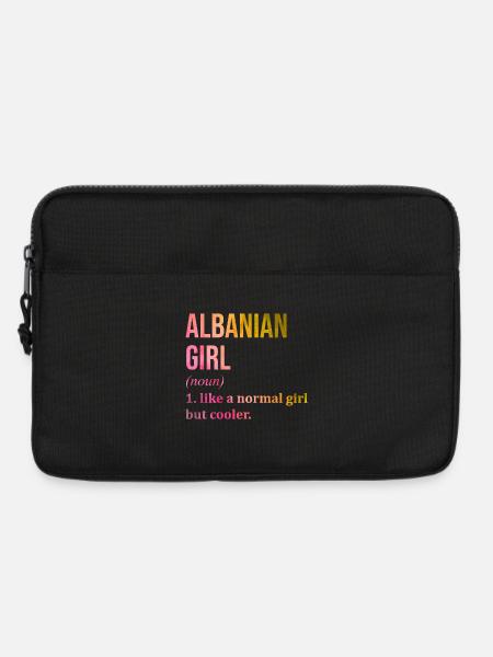 Albanien, Albanien, Albanien - Laptoptasche 13" - Schwarz