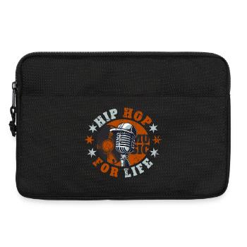 Hip Hop pour la vie - Sacoche pour ordinateur portable 13 pouces - noir - Devant