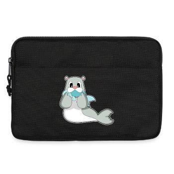Seal Fish - Laptop bag 13" - black - Front
