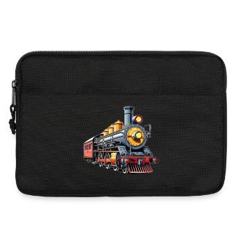 Steam Train Cartoon Nostalgia - Laptop bag 13" - black - Front