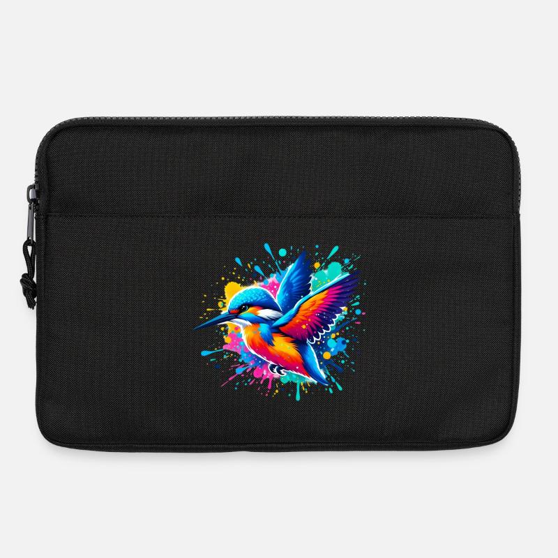 Eisvogel - Laptoptasche 13" - Schwarz
