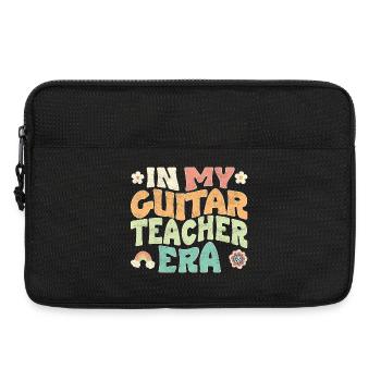 À l’époque de mon professeur de guitare - Sacoche pour ordinateur portable 13 pouces - noir - Devant