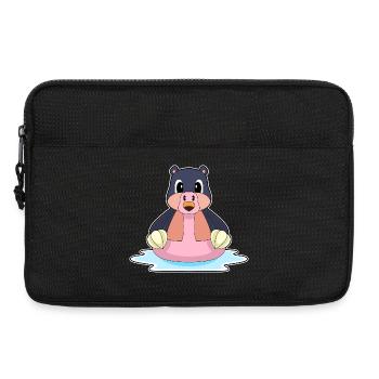 Taupe Flamant - Sacoche pour ordinateur portable 13 pouces - noir - Devant